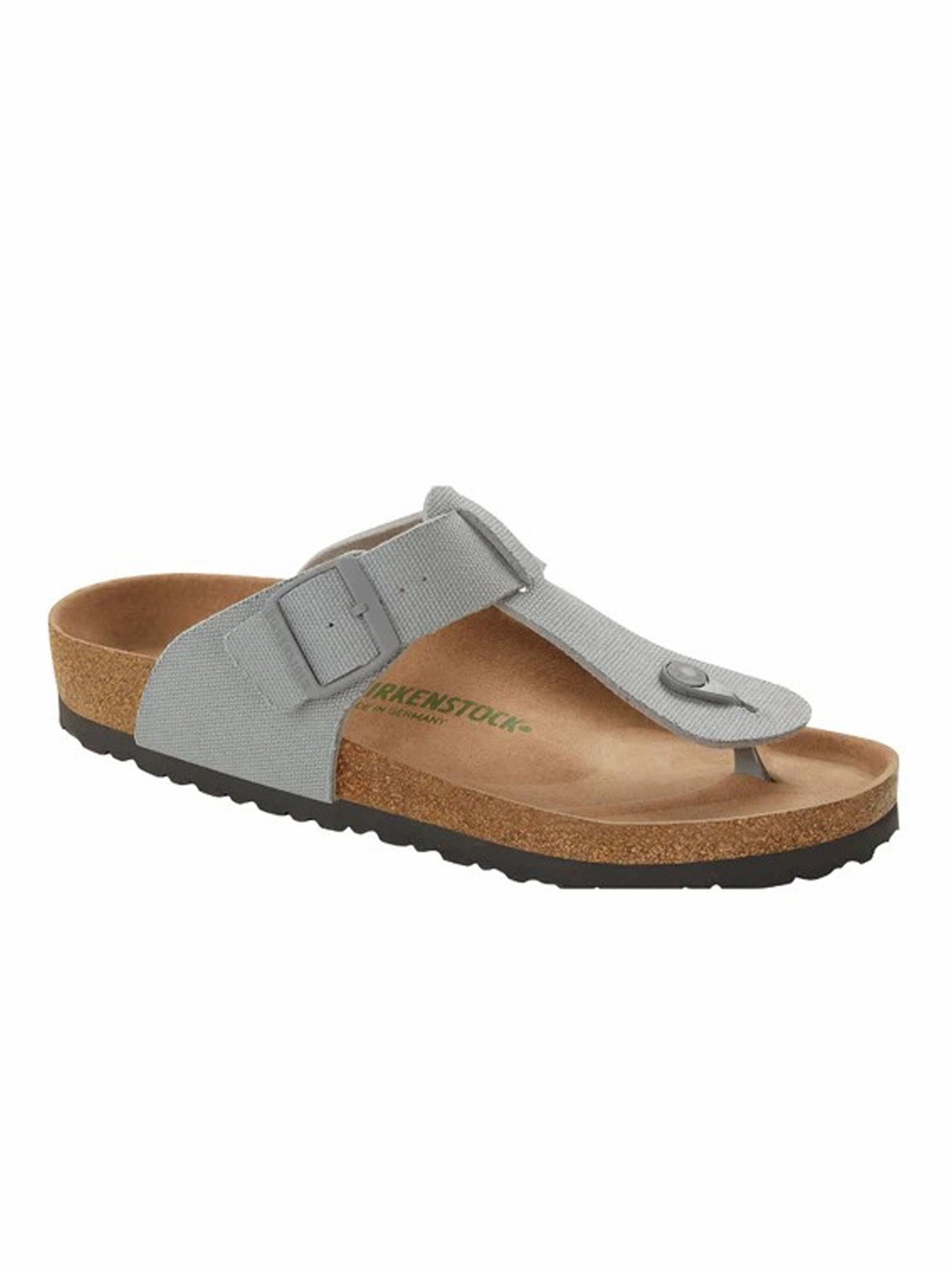 Men's Adjustable Buckle Slippers,Grey Closed Toe Slides Shoes