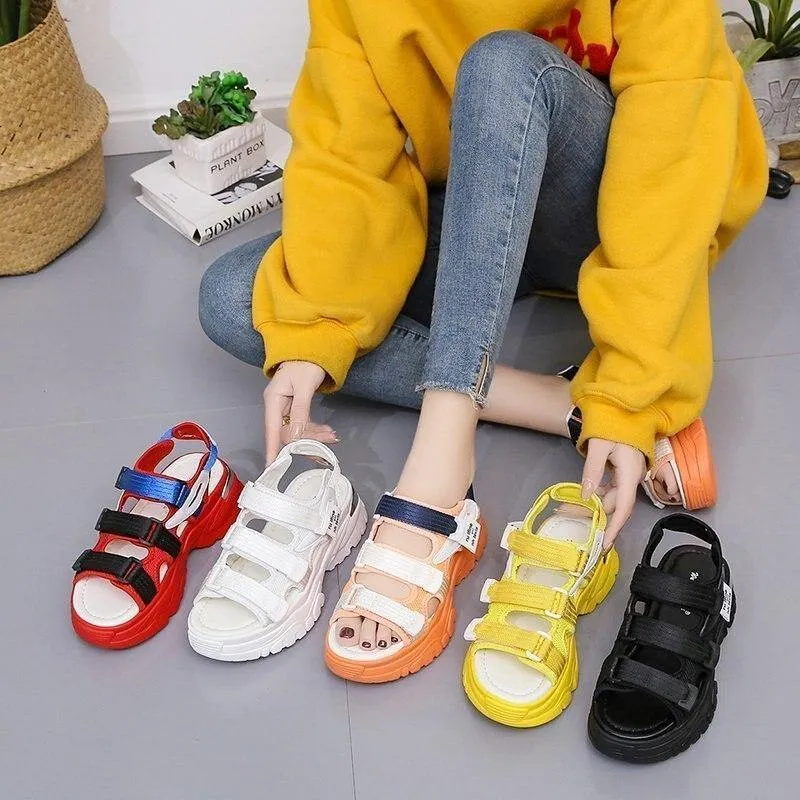 Colorful Women Sandals New Design Women's Chunky Sandals Beach Vintage Bunny Slippers