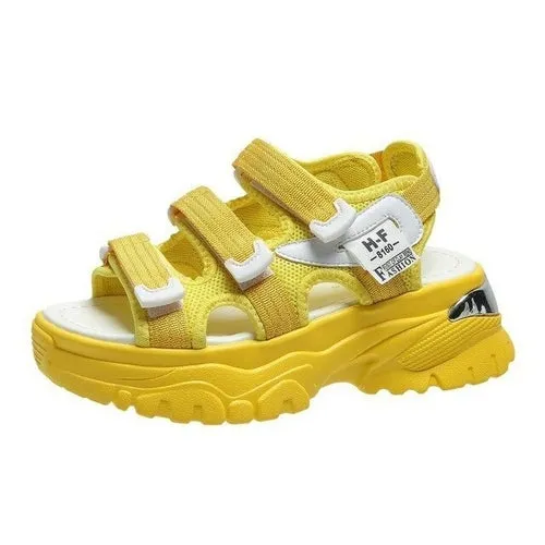 Colorful Women Sandals New Design Women's Chunky Sandals Beach Sponge Bob Slippers