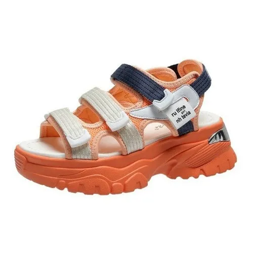 Puffy Slide Colorful Women Sandals New Design Women's Chunky Sandals Beach