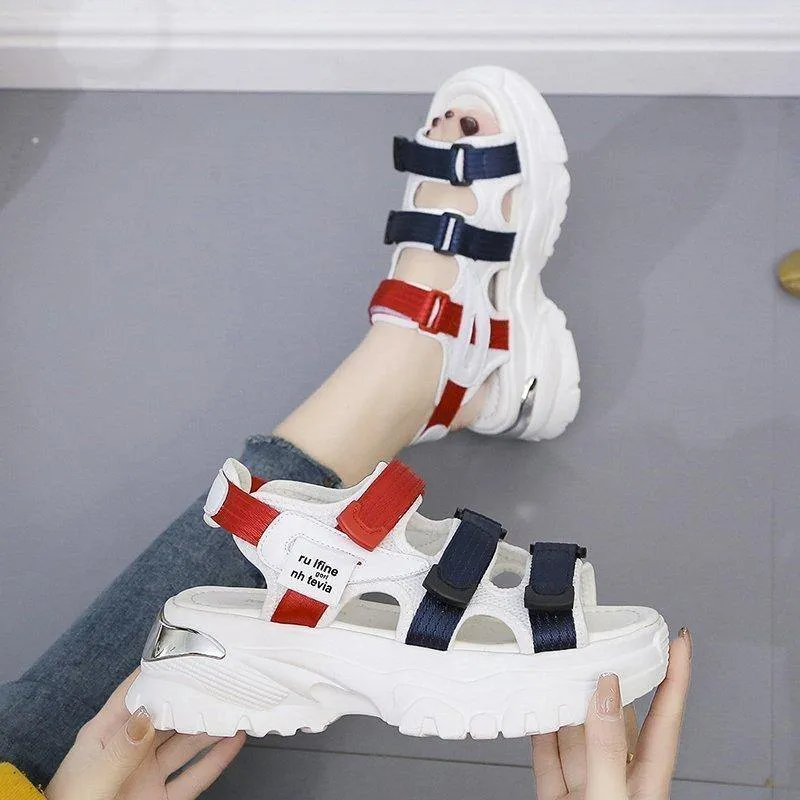 Colorful Women Sandals New Design Women's Chunky Sandals Beach Huge Fuzzy Slippers