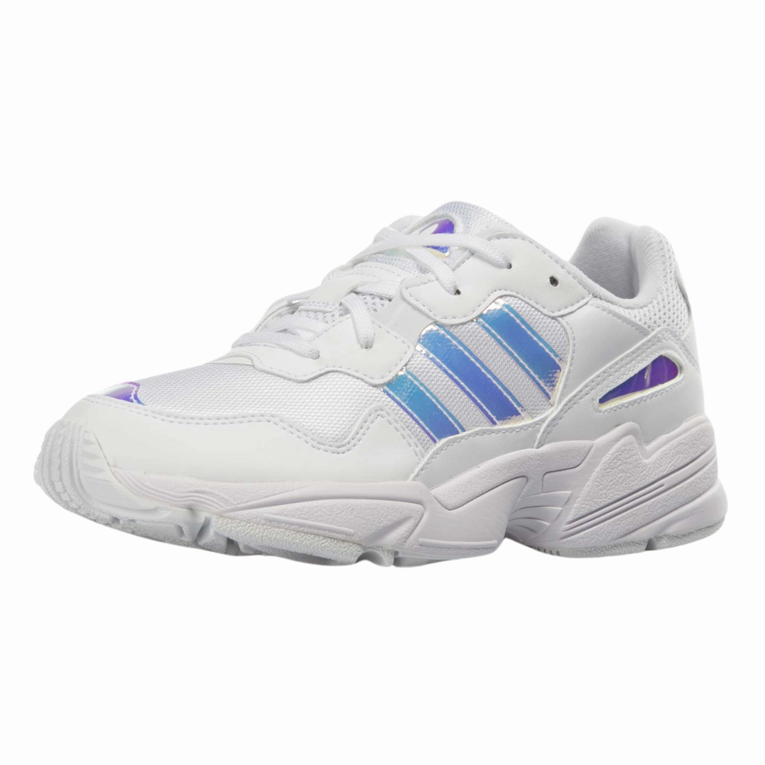 Adidas - Kid's Yung - 96 J 'Iridescent' -  Footwear White / Core Black Discount Shoes Adidas