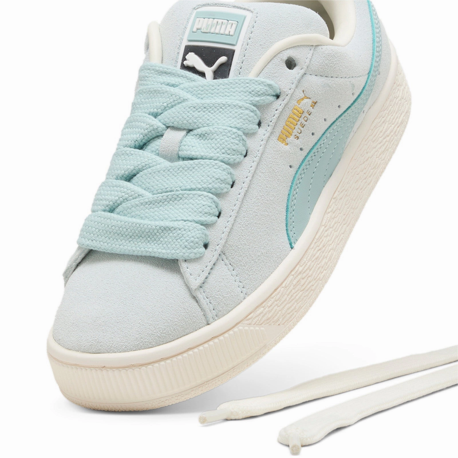 Boris Becker Puma Shoes Puma Women's Suede Xl Shoes - Dewdrop / Warm White
