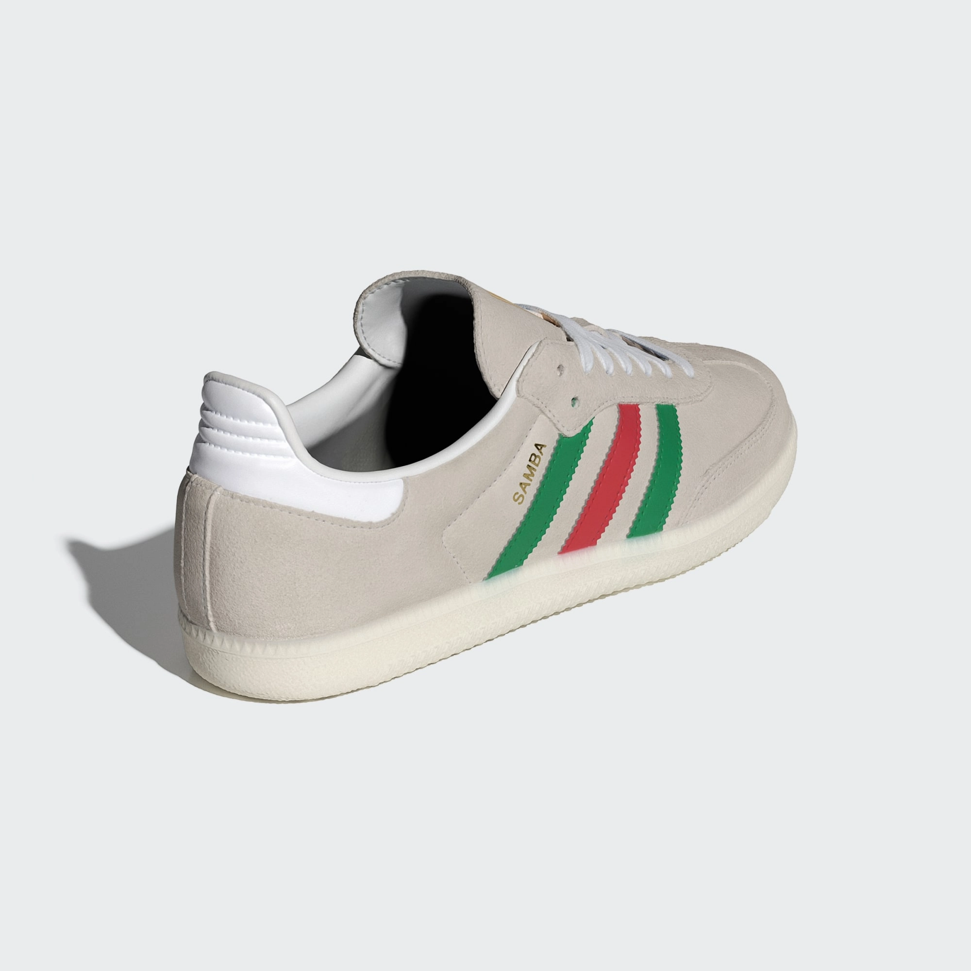 Adidas Speed Trainer 5 Baseball Shoe Adidas Men's Samba OG Shoes - Crystal White / Green / Better Scarlet