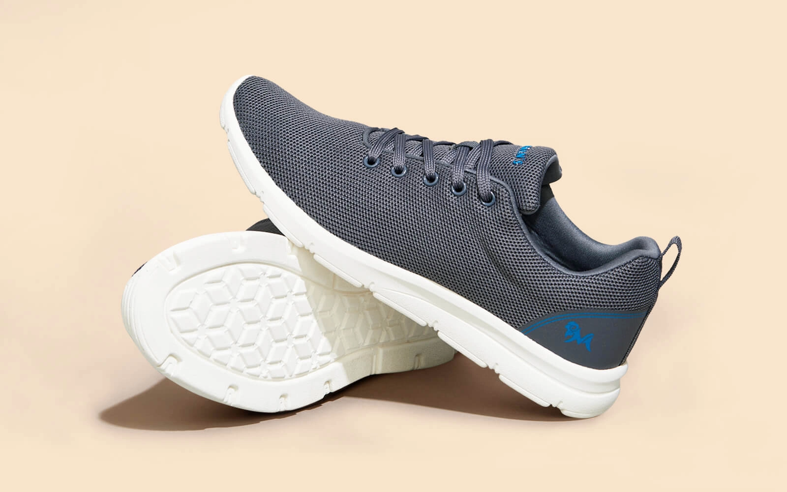 Comfort Stroll Sneakers : Grey Support Sneakers