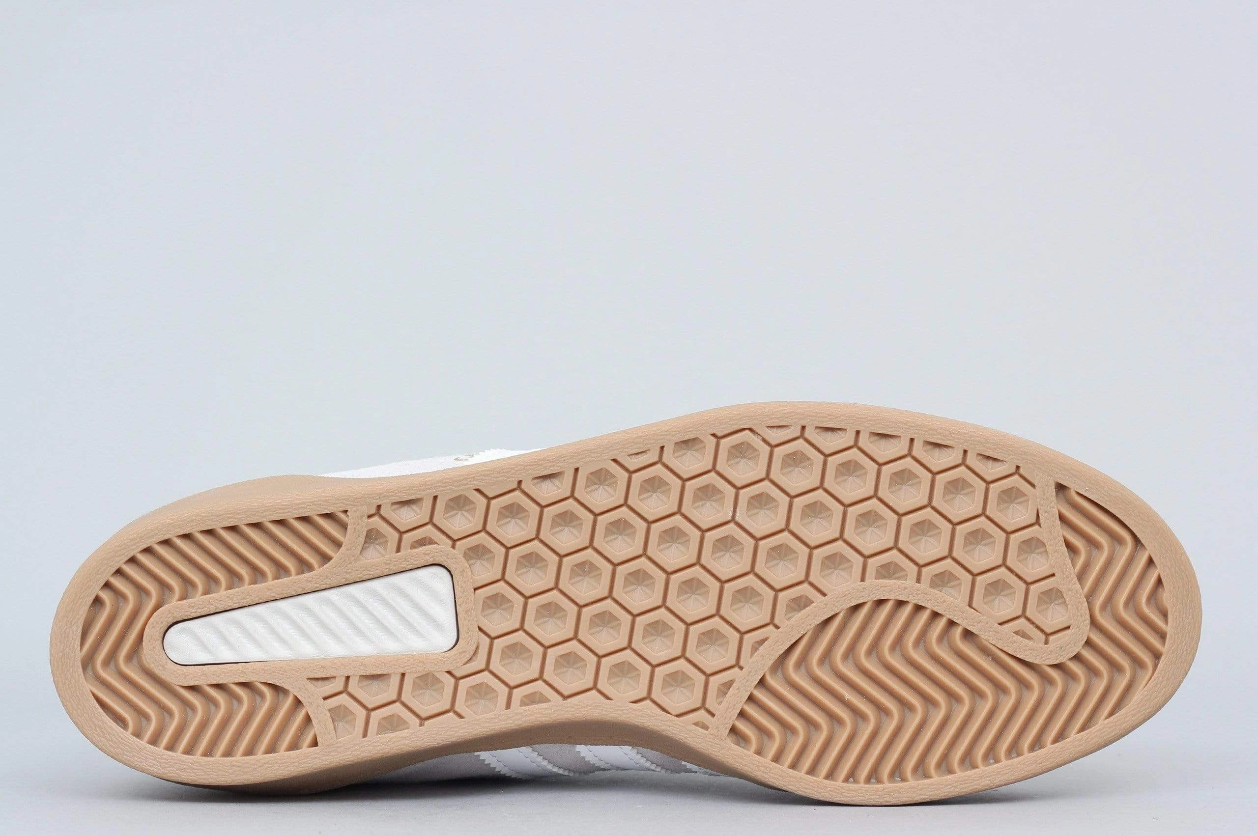 adidas Campus ADV Shoes Grey One  / FTW White / Gold Metallic Adidas Stitch Shoes