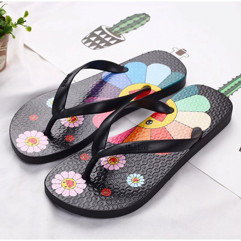 Flip Flops Diamonds Ladies Slides Shoes