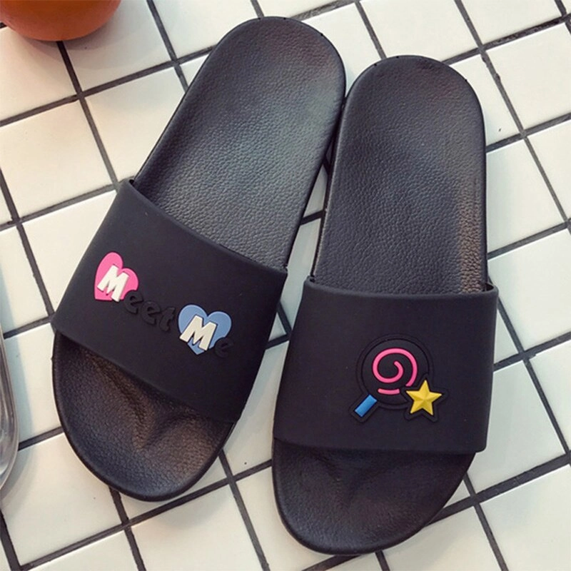 Locco Flip Flops Ladies Slides Shoes