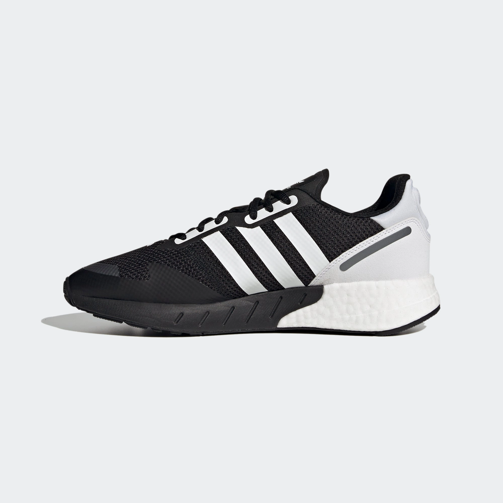 Men's adidas Originals ZX 1K Boost Shoes Black White Adidas Bad Bunny Ballerina Shoes