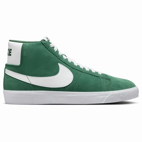Nike SB Zoom Blazer Mid Shoe - Fir / White - Fir - White New Shoes Asics