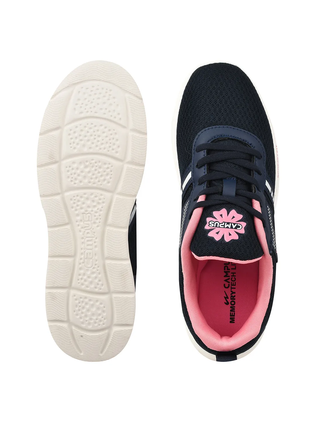 Heel Drop In Running Shoes DOLPHIN N Navy Women's Running Shoes