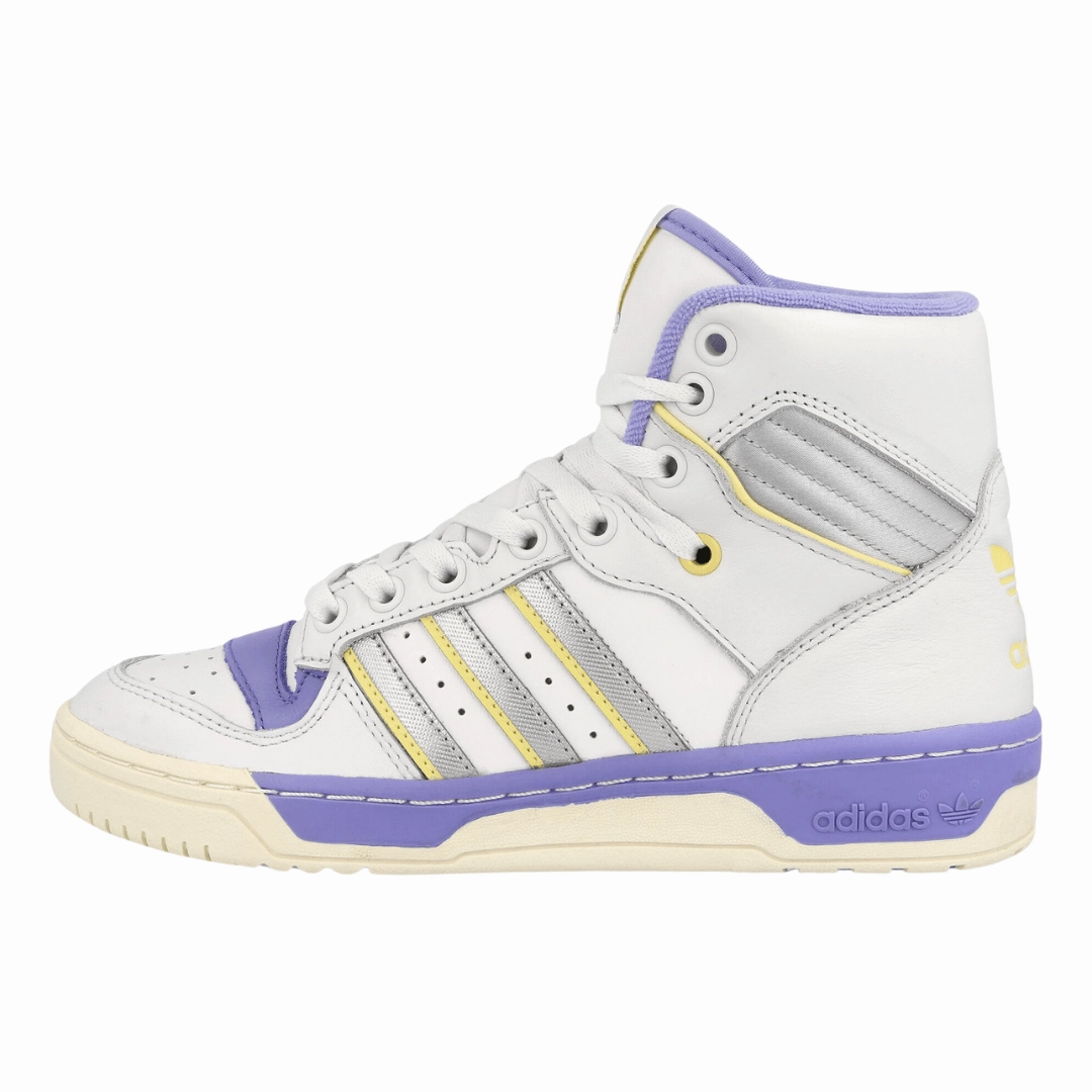 Liberty London Adidas Shoes Adidas - Women's Rivalry High 'White Silver Lilac' - Crystal White / Silver Metallic / Cream White