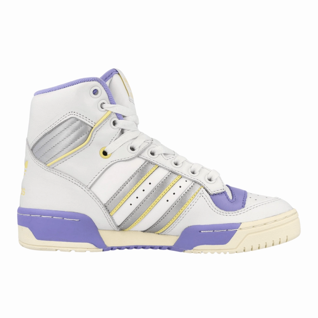 Adidas Kevin Garnett Basketball Shoes Adidas - Women's Rivalry High 'White Silver Lilac' - Crystal White / Silver Metallic / Cream White