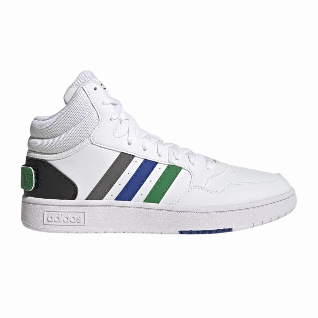 Adidas Gore Tex Shoes Adidas - Men's Hoops 3.0 Mid Classic 'World Friendship Day' - Cloud White / Green / Royal Blue