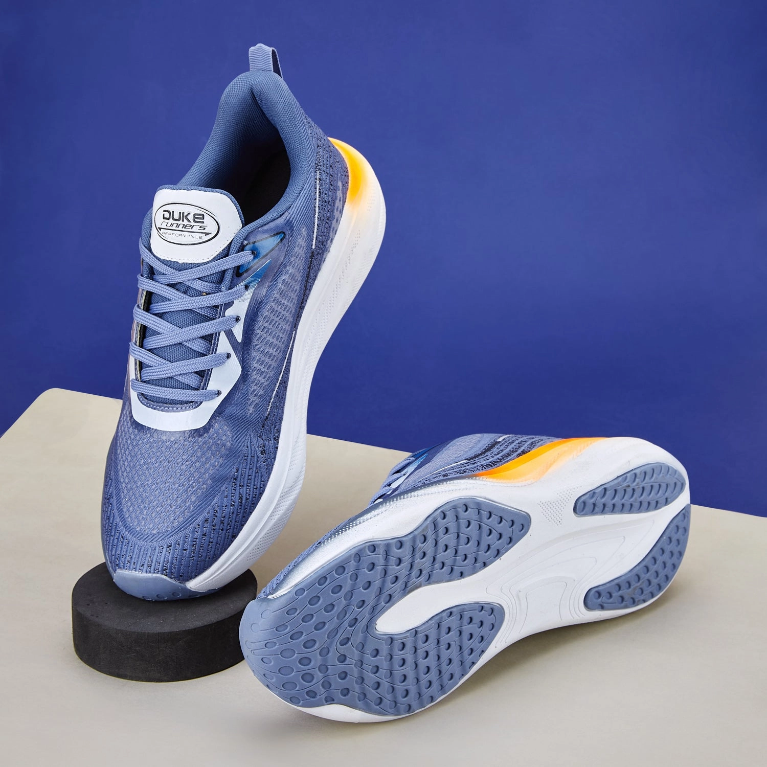 Gel Running Shoes Duke Men Lightweight Flyknit Mesh Running Shoes (FWOL2069)