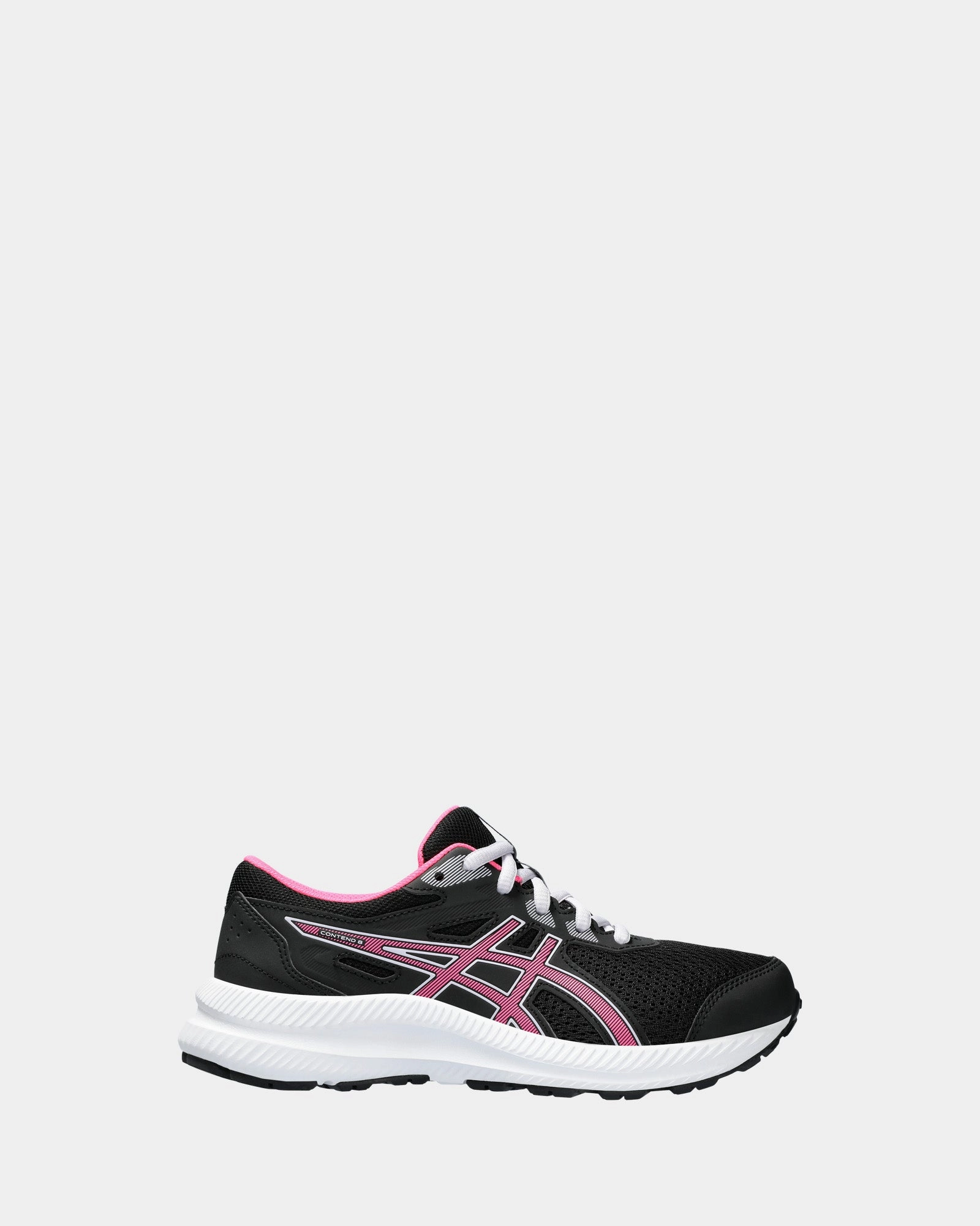 Contend 8 Grade School Black/Hot Pink Asics Training Shoe