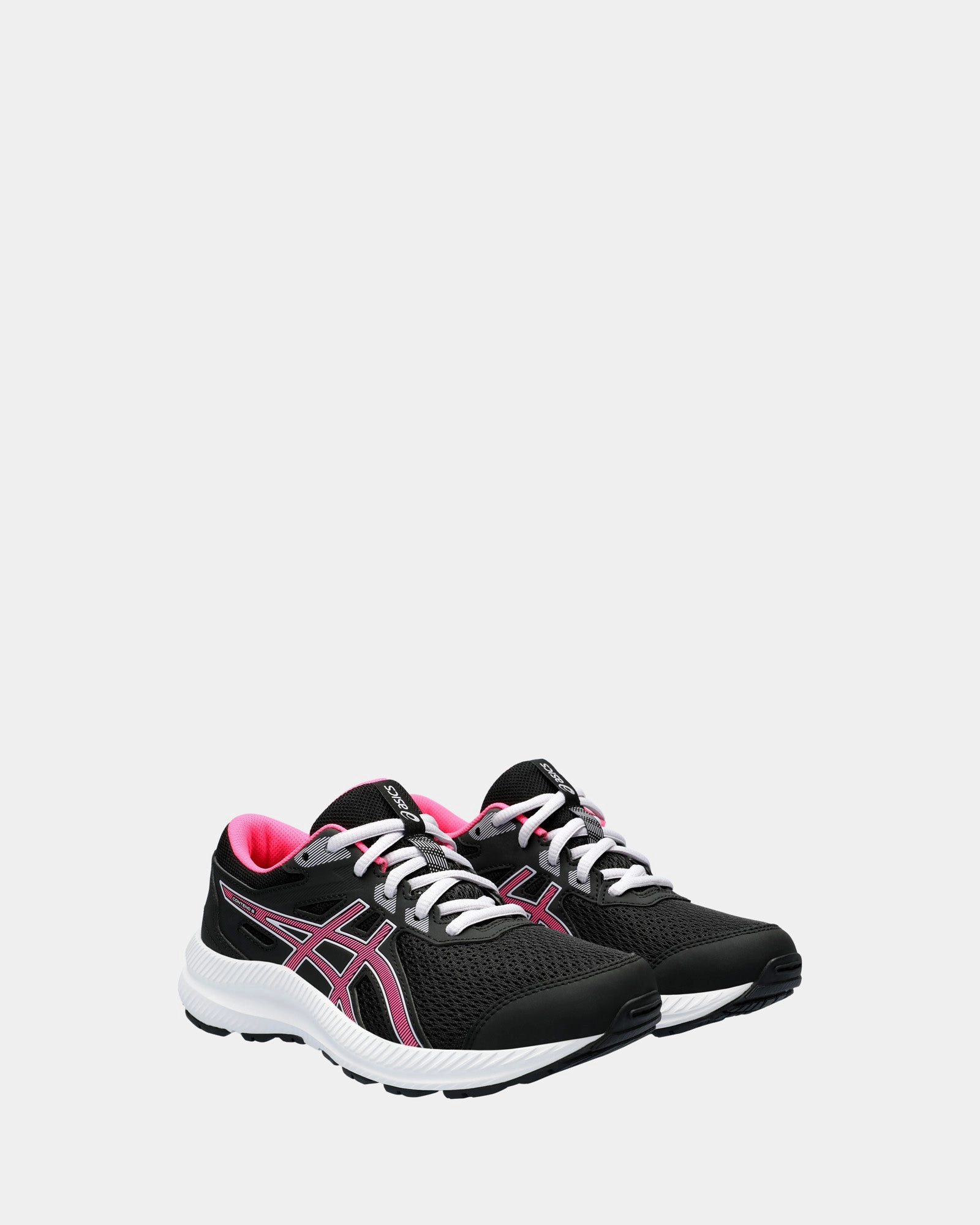 Asics Running Shoes 7.5 Contend 8 Grade School Black/Hot Pink