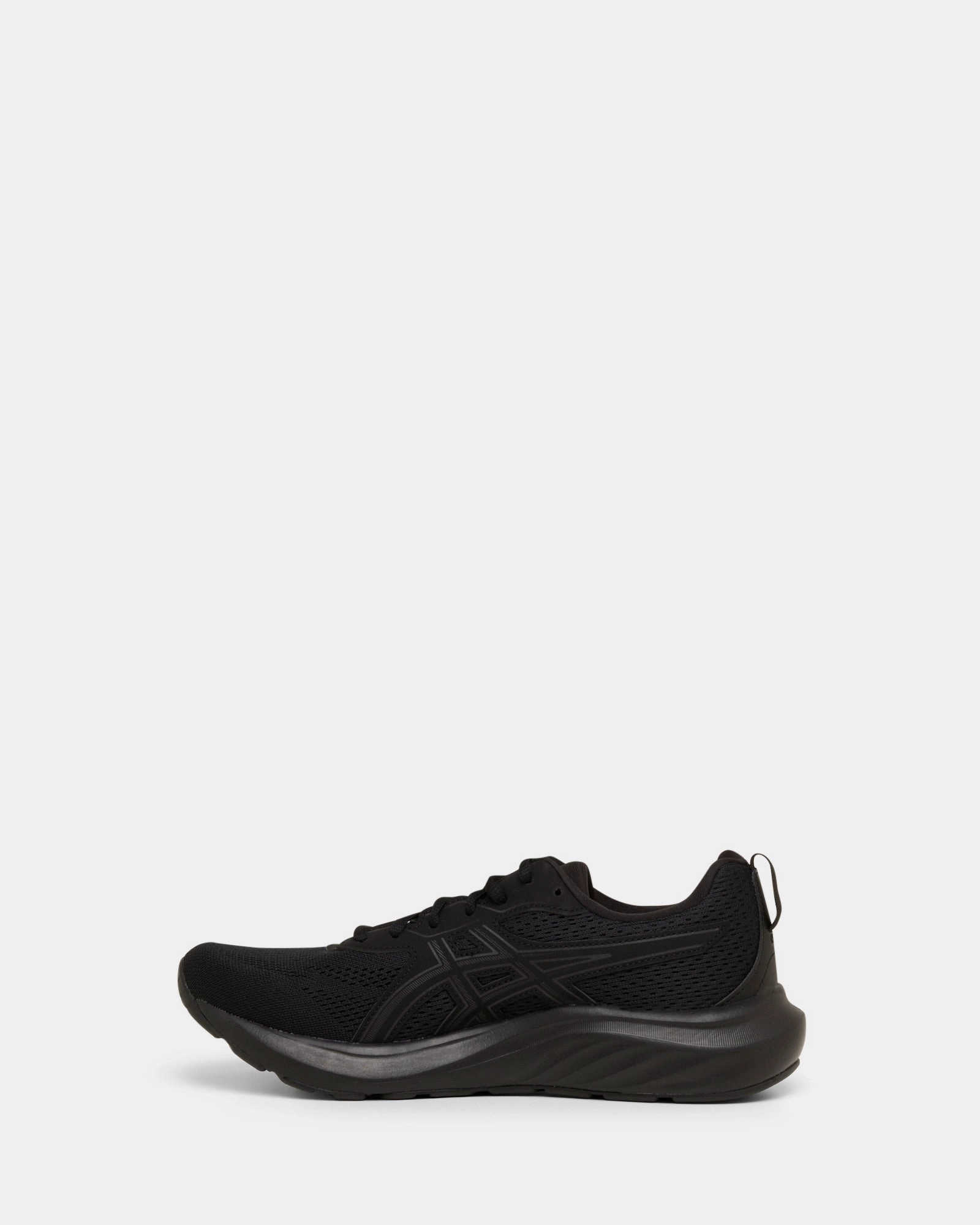 Contend 9 Black Mens Black/Graphite Grey Asics Youth Upcourt Volleyball Shoe