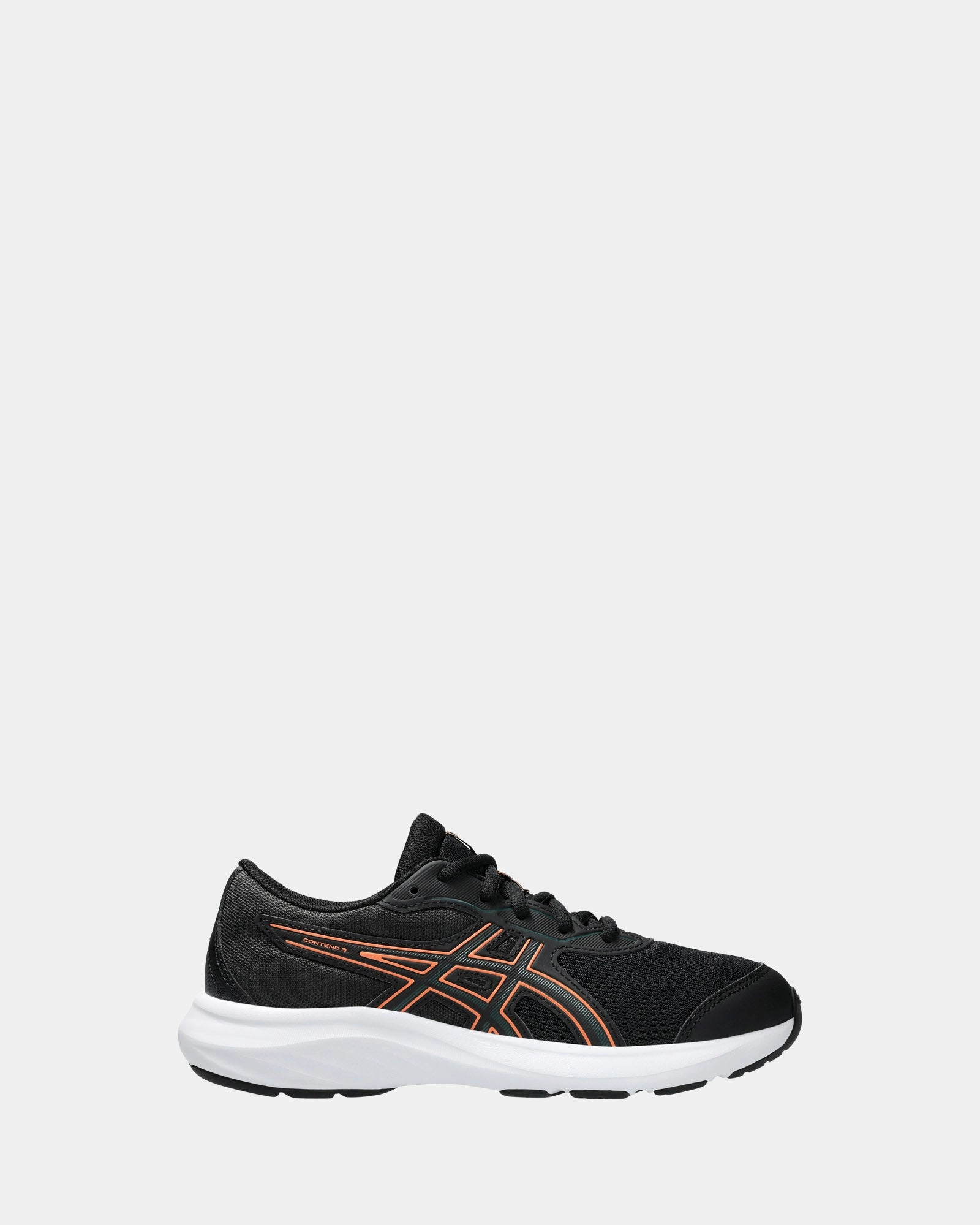 Contend 9 Grade School Black/Saxon Green Asics Best Cushioning Shoes