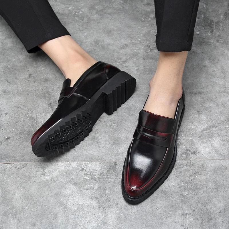 Gentleman Luxury Stress Shoes Bottom Loafers Star Casual Shoes