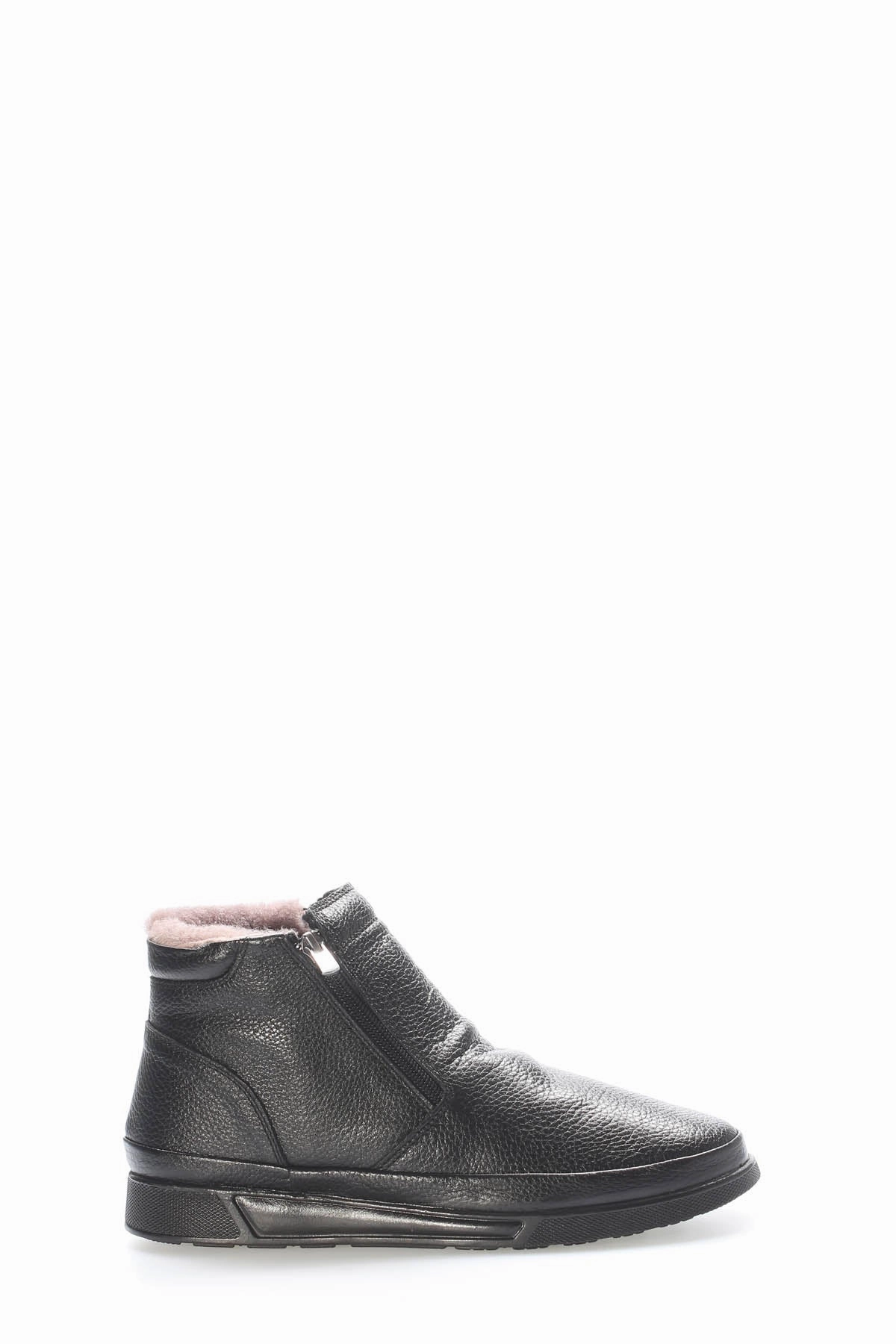 Casual Shoes For Underpronation FST Genuine Leather Fur-Lined Men's Casual Boot 724KMA22 Black - Bayonne