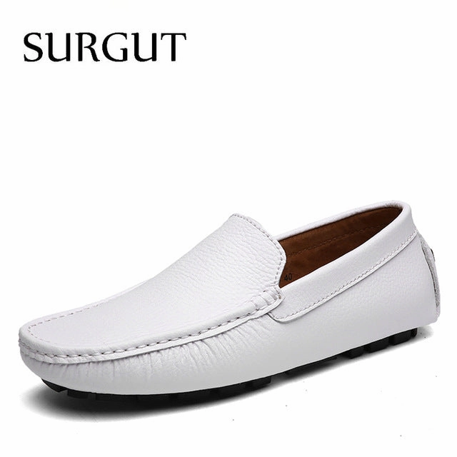 Cow Split Leather Men Flat Shoes Brand Moccasins Men Loafers Driving Shoes Fashion Casual Shoes Hot Sell Bebe Shoes Flats