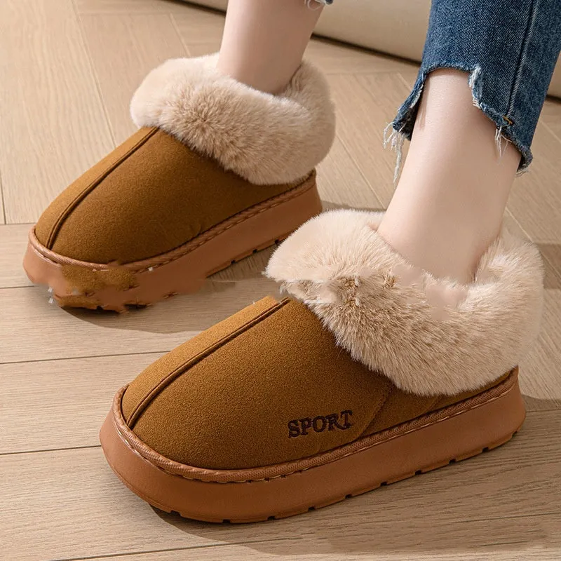 Cozy Plush Soft Slippers Shoes For Women Honeydew Slippers