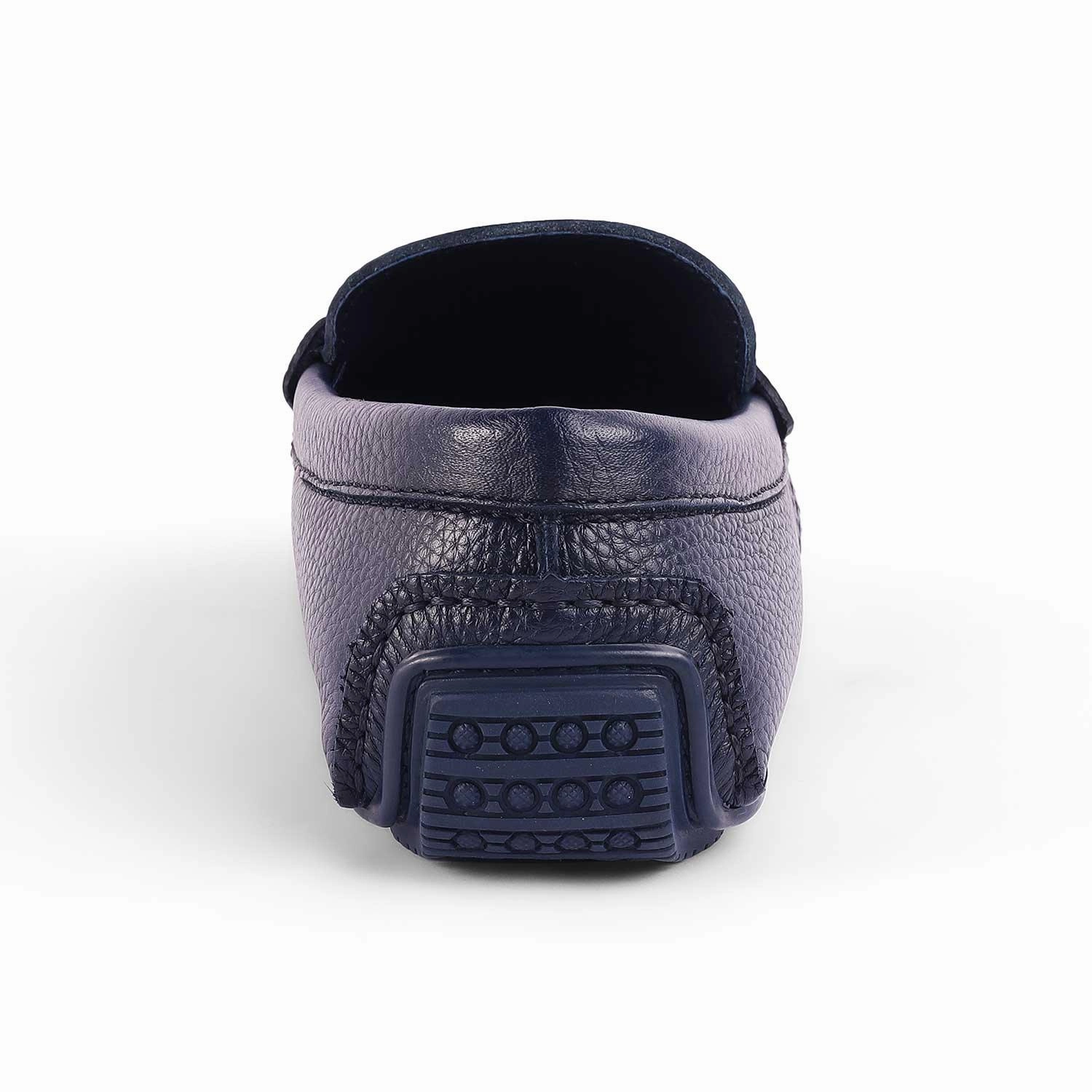 Larson Loafers Tresmode Bristo Blue Men's Leather Driving Loafers