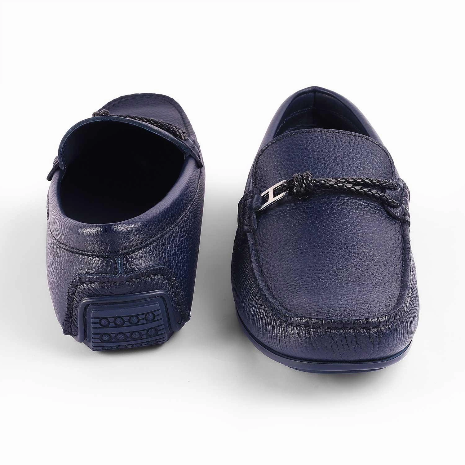 Jm Weston Loafers Tresmode Bristo Blue Men's Leather Driving Loafers