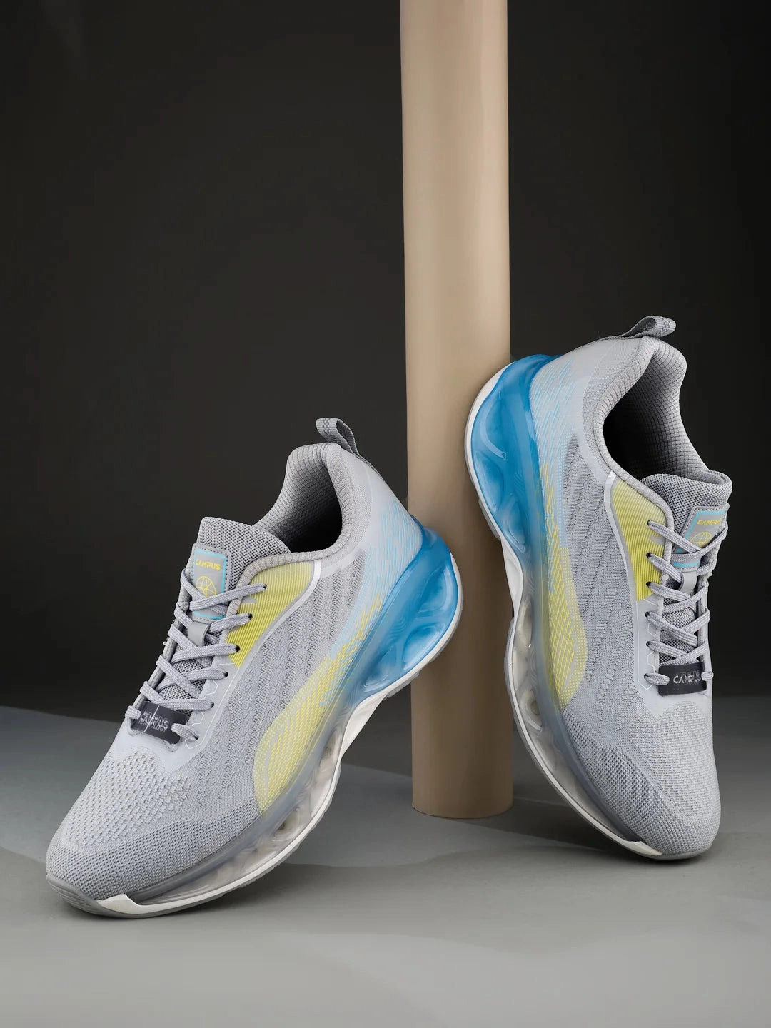 CRASH Grey Men's Running Shoes Trail Running Shoes Lightweight