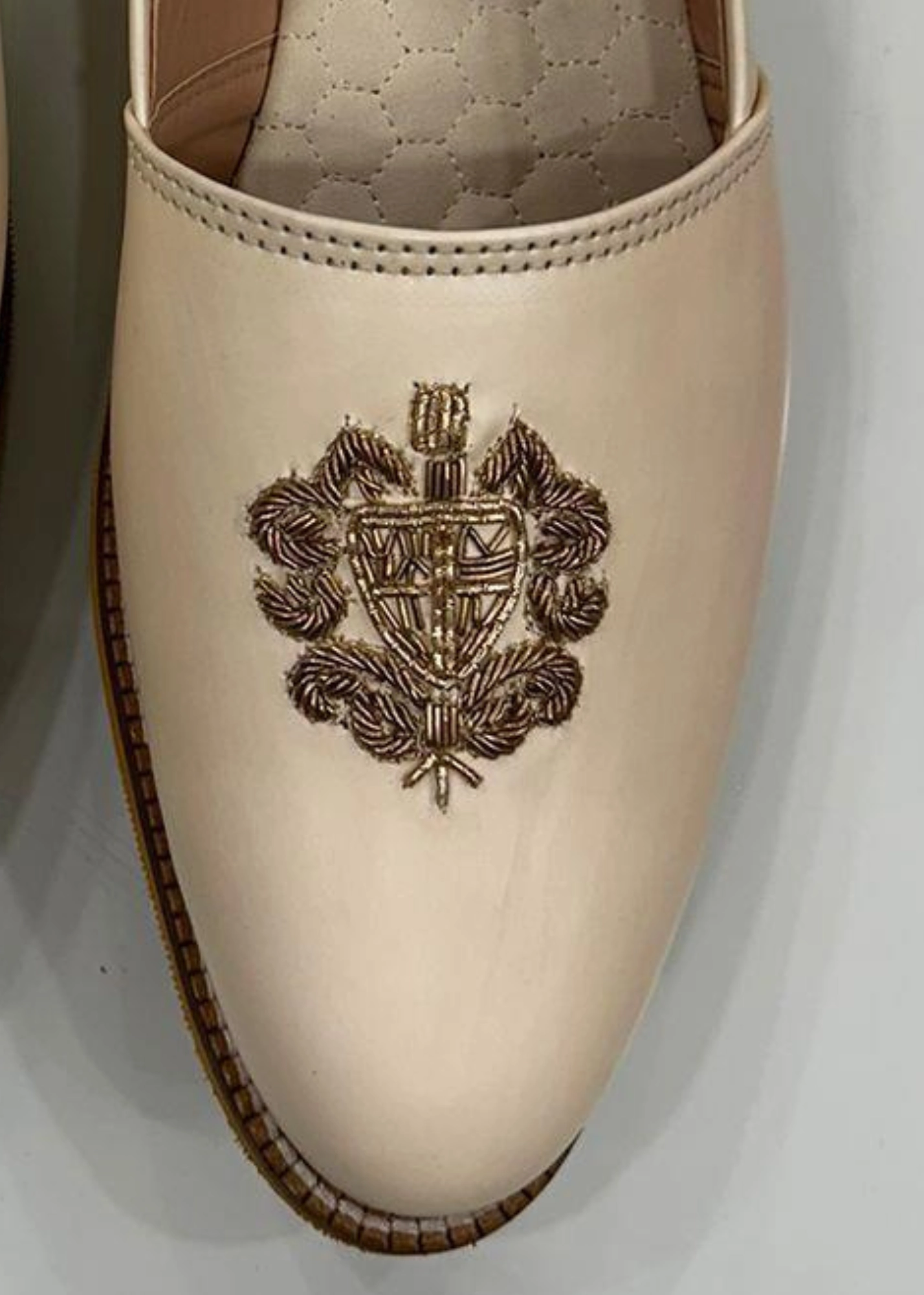 Women's Loafers Leather CREAM CUT SHOES FOR MEN