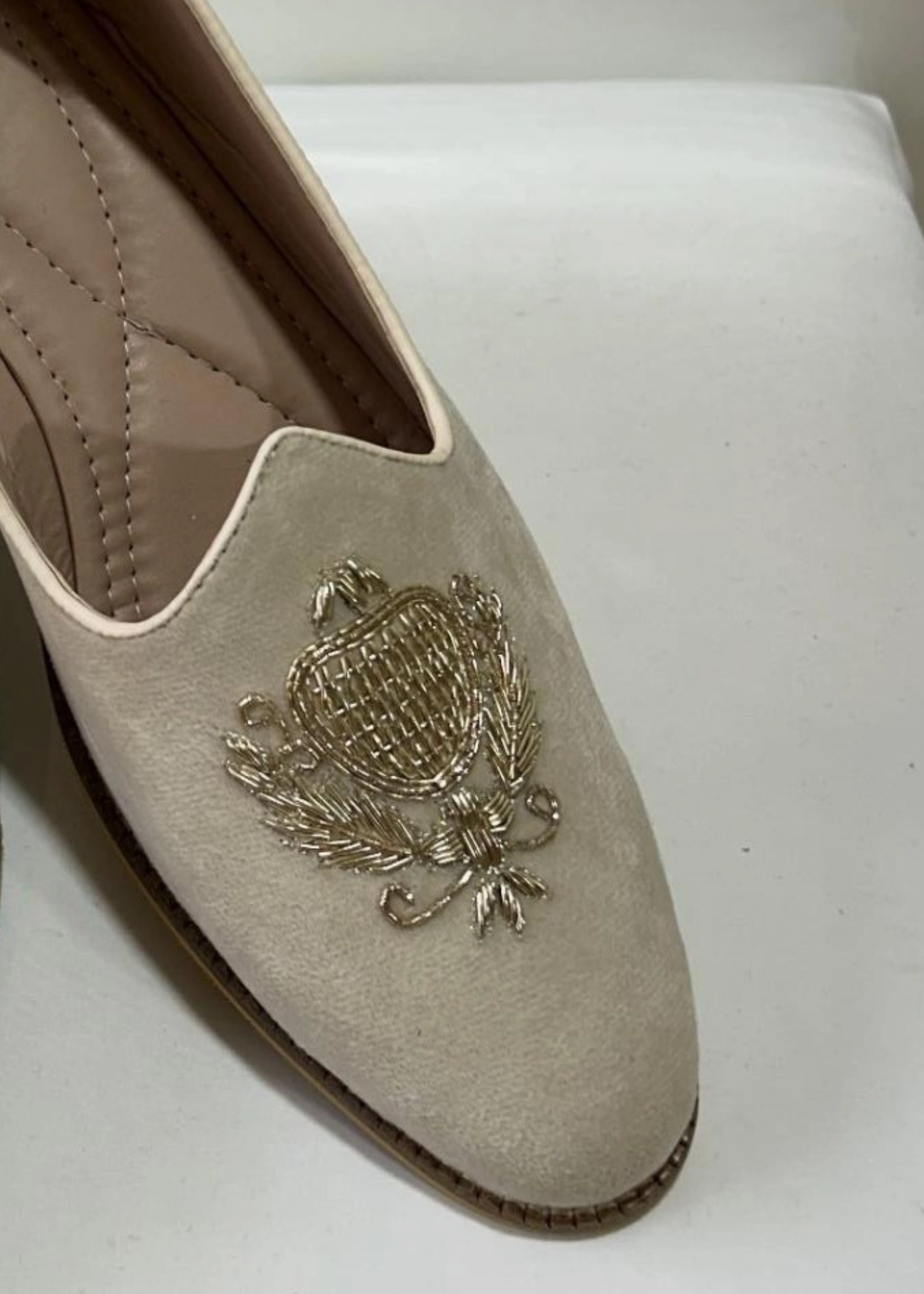 Eastland Classic Ii Penny Loafers CREAM SUEDE HANDWORK SHOES FOR MEN