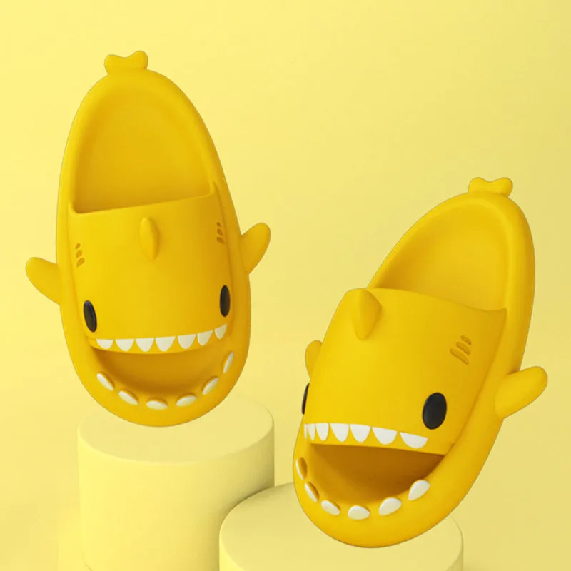 Top Rated Slippers Adult's Slippers Indoor Outdoor Funny Shark Cartoon
