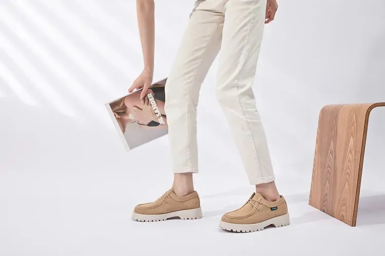 Crystal Suede Shoes Loafers Fall