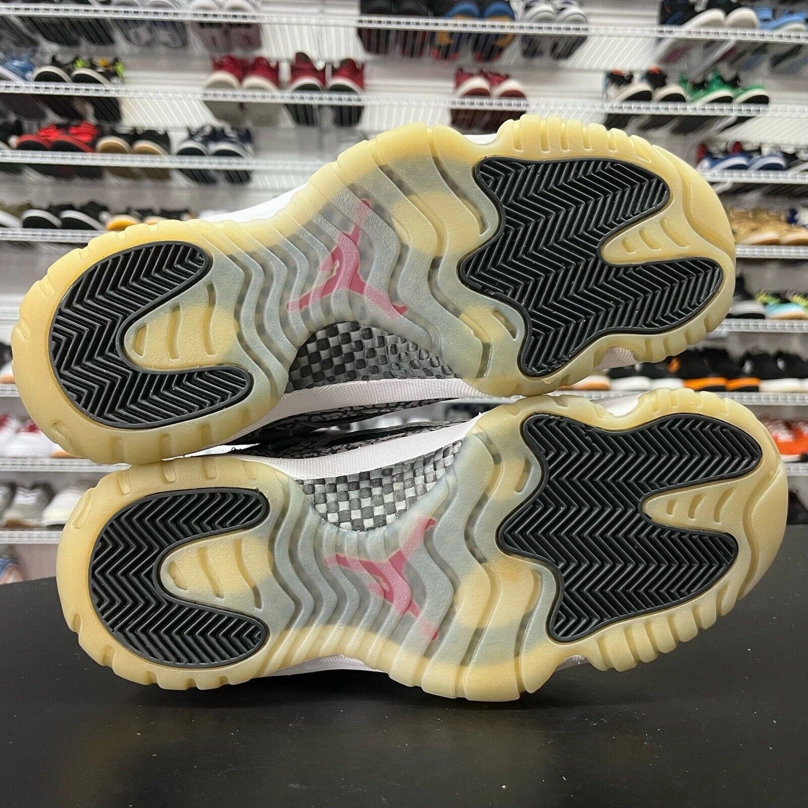 Nike Air Jordan 11 Retro Low IE Black Cement Size 8 919712-006 Shoes Asics