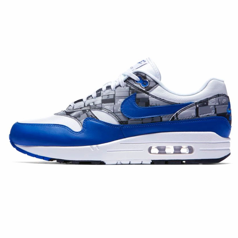 atmos  NIKE AIR MAX 1 PRNT " WHITE/GAME ROYAL-NEUTRAL GREY "      1 PRNT " / -  " aq0927-100 Asics Running Shoes Noosa Tri 14