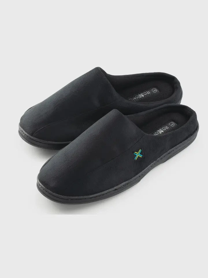 Booties Slippers Dads Slippers Black