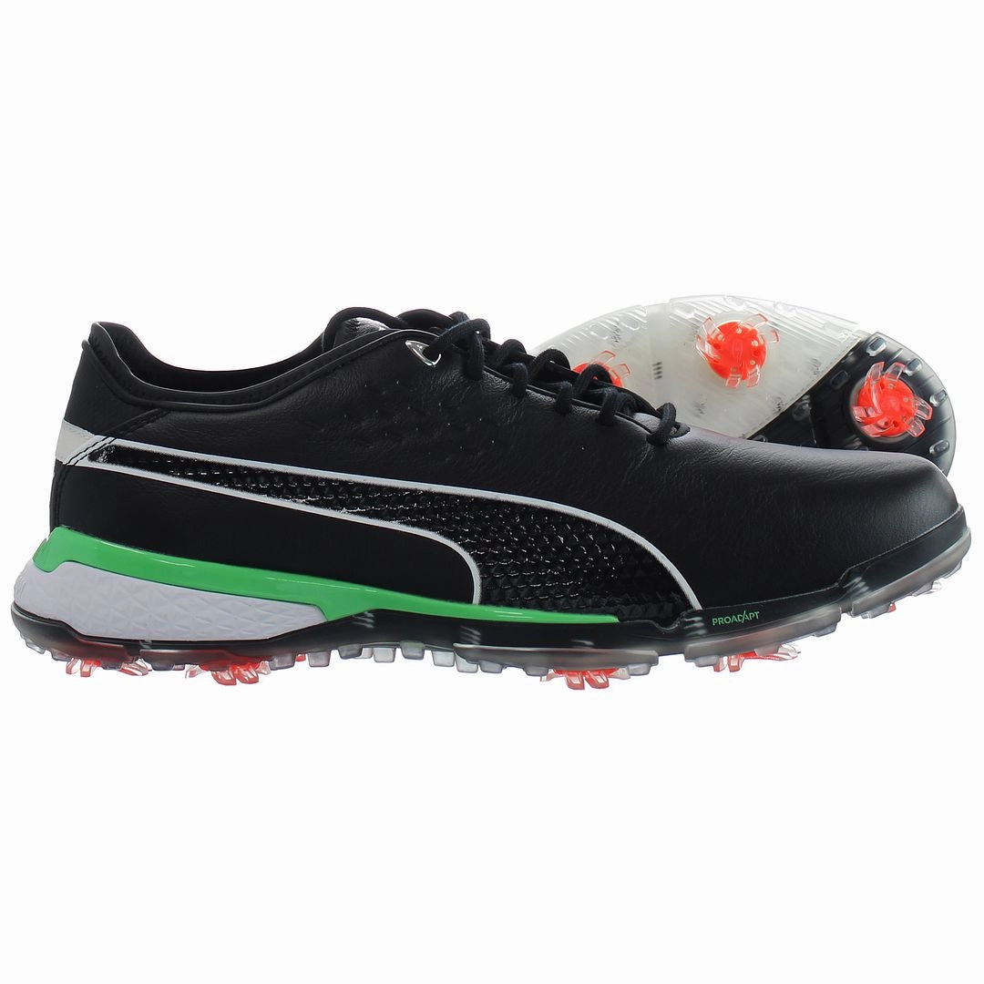 Hideki Matsuyama Asics Golf Shoes Puma ProAdapt Delta X LE Mens Black Golf Shoes