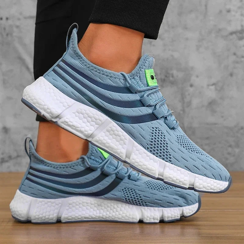 House Shoes For Flat Feet Women Men Shoes Breathable Classic Running Sneakers for Man Outdoor Light Comfortable Mesh Shoes Slip on Walking Shoes Tenis Masculino