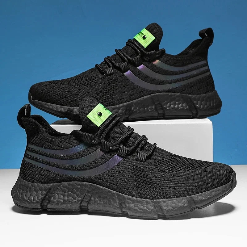 Flat Pedal Shoes Mtb Men Shoes Breathable Classic Running Sneakers for Man Outdoor Light Comfortable Mesh Shoes Slip on Walking Shoes Tenis Masculino