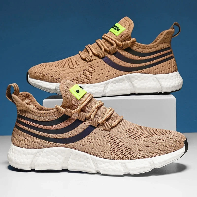 Men Shoes Breathable Classic Running Sneakers for Man Outdoor Light Comfortable Mesh Shoes Slip on Walking Shoes Tenis Masculino Walking Shoes For With Feet