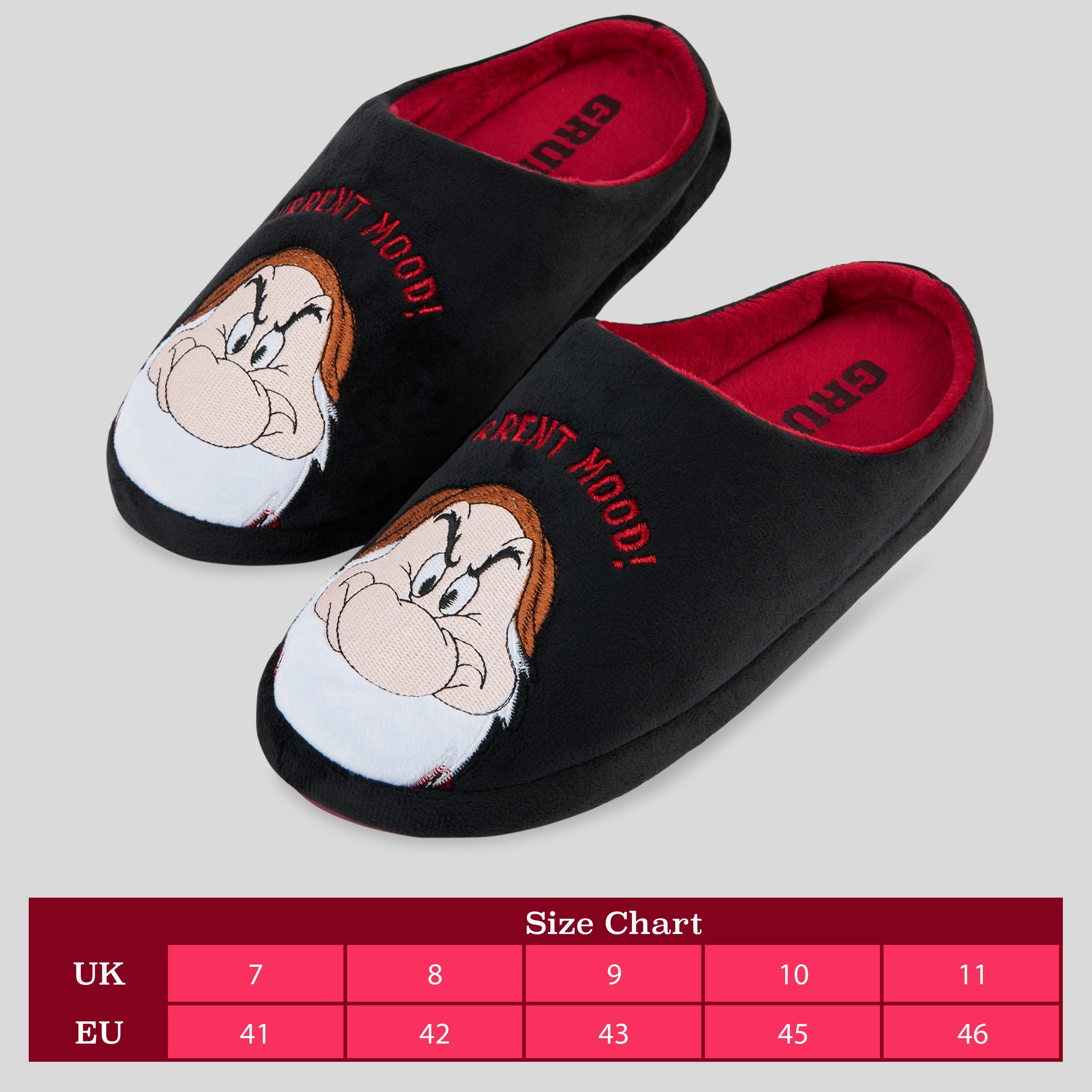 Favorite Slippers Disney Men's Slippers -Grumpy House Shoes