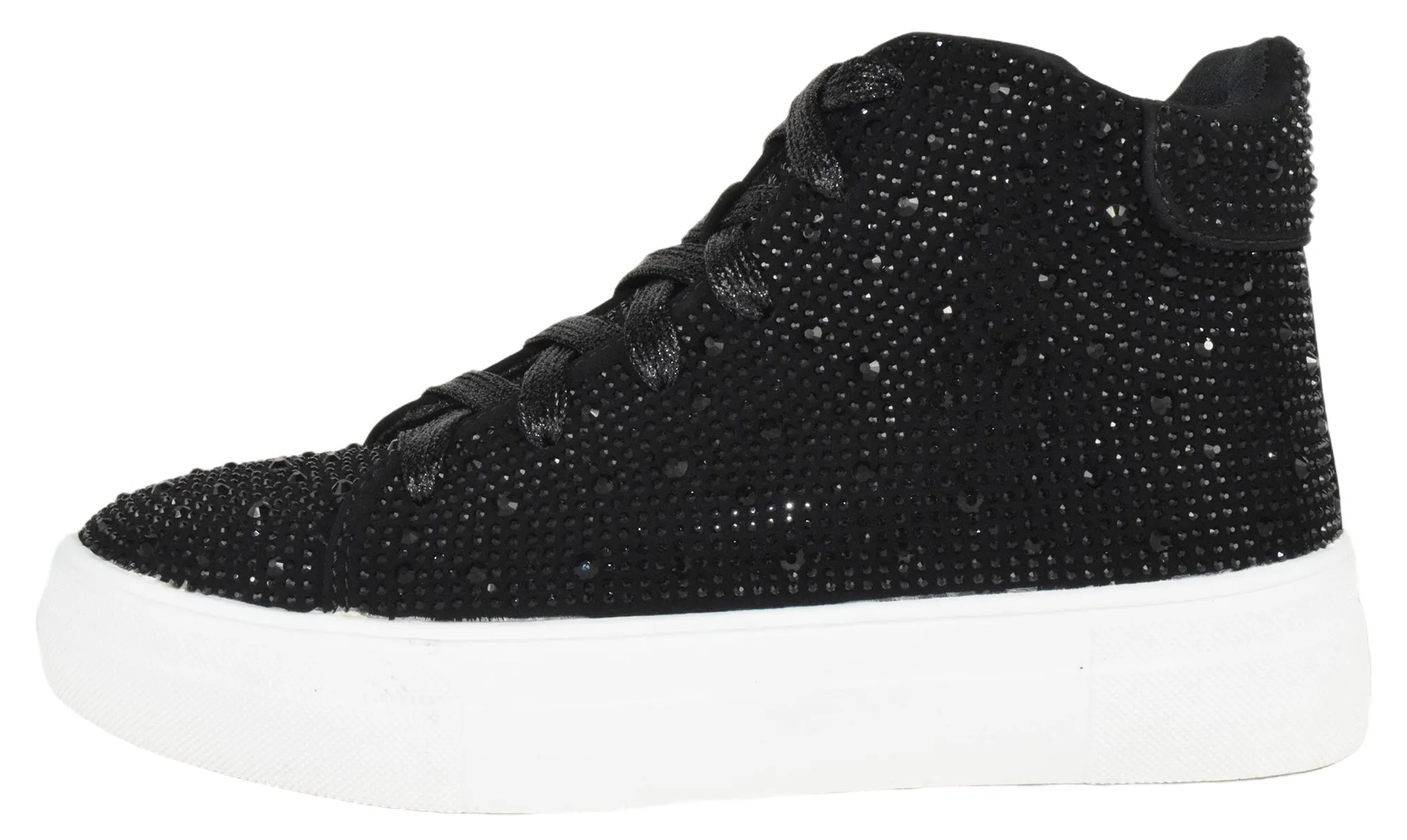 Satin Sneakers DOLCE-77 Black La Sheelah
