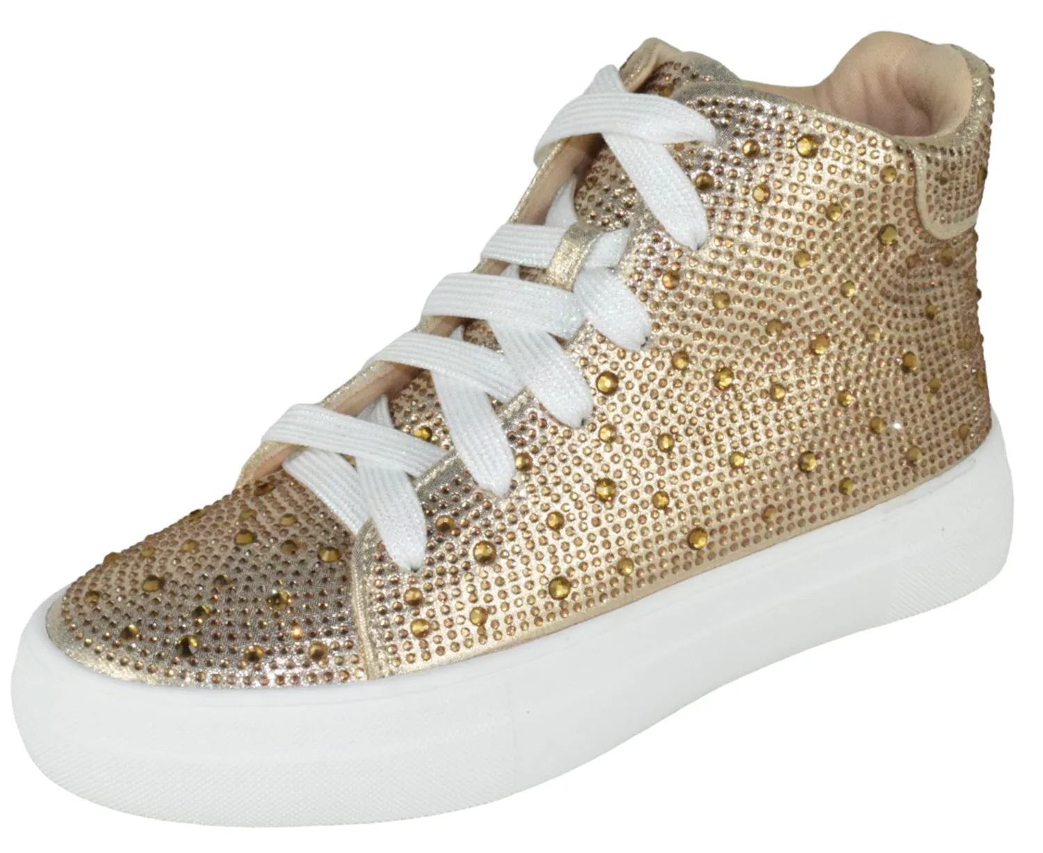 DOLCE-77 Gold La Sheelah Sneakers For Dress Pants