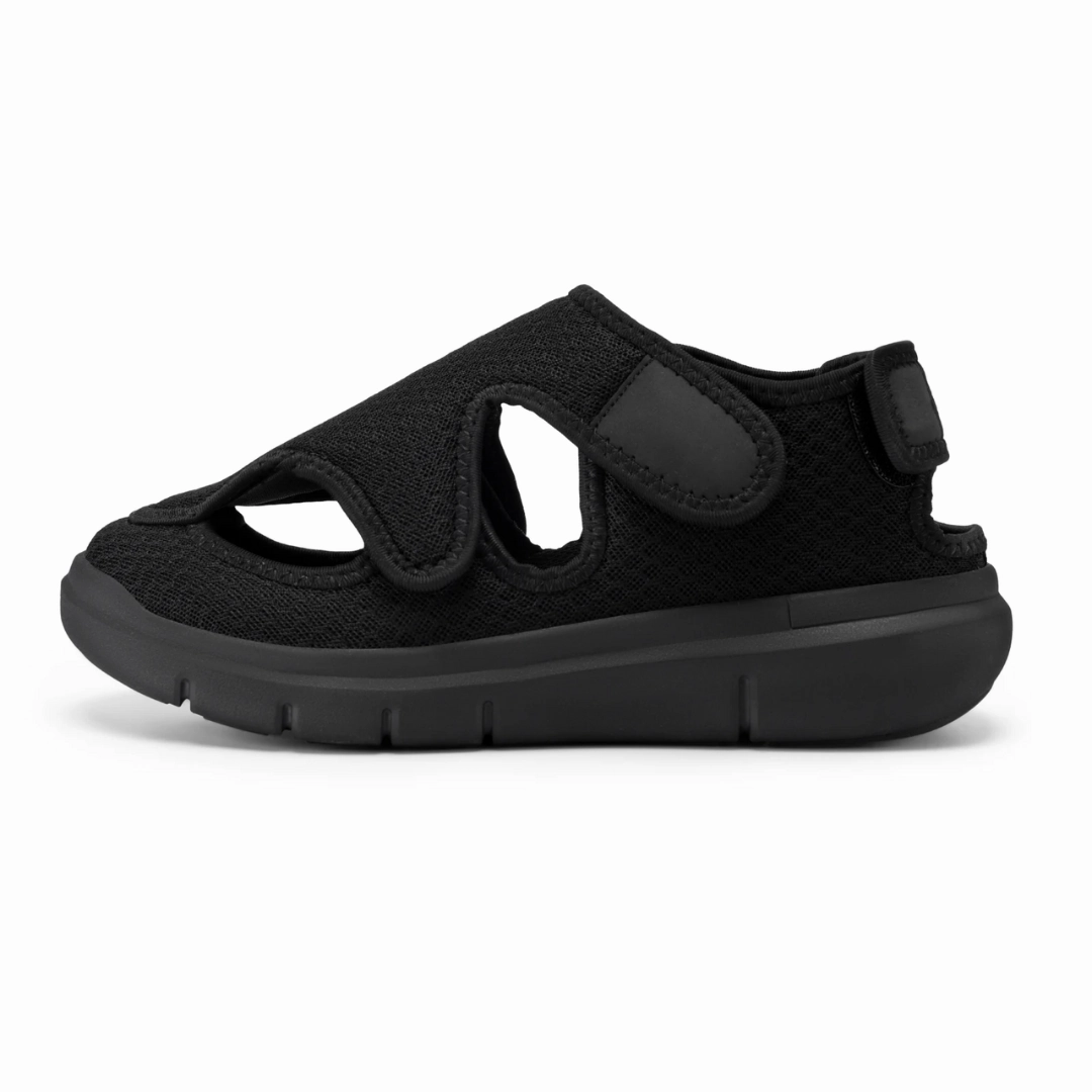 Denim Slide Sandals Dominion Active Wide Width Diabetic Shoes For Men