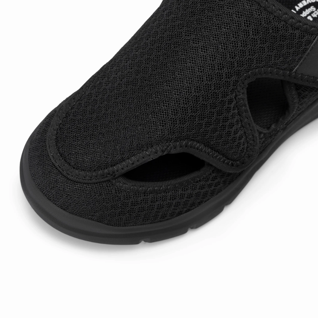 Dominion Active Wide Width Diabetic Shoes For Men Sandals With Backs