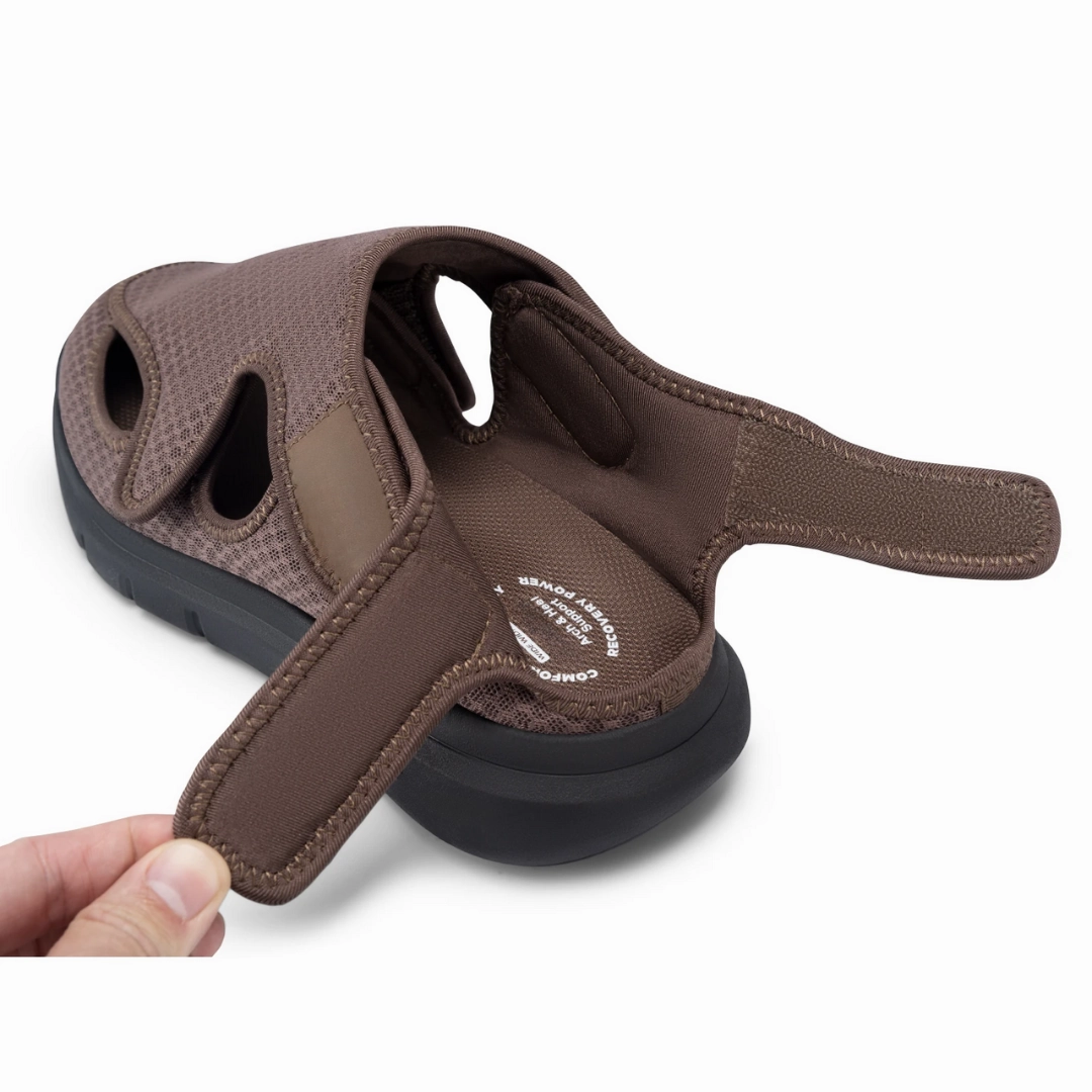 Dress Sandals Leather Dominion Active Wide Width Diabetic Shoes For Men