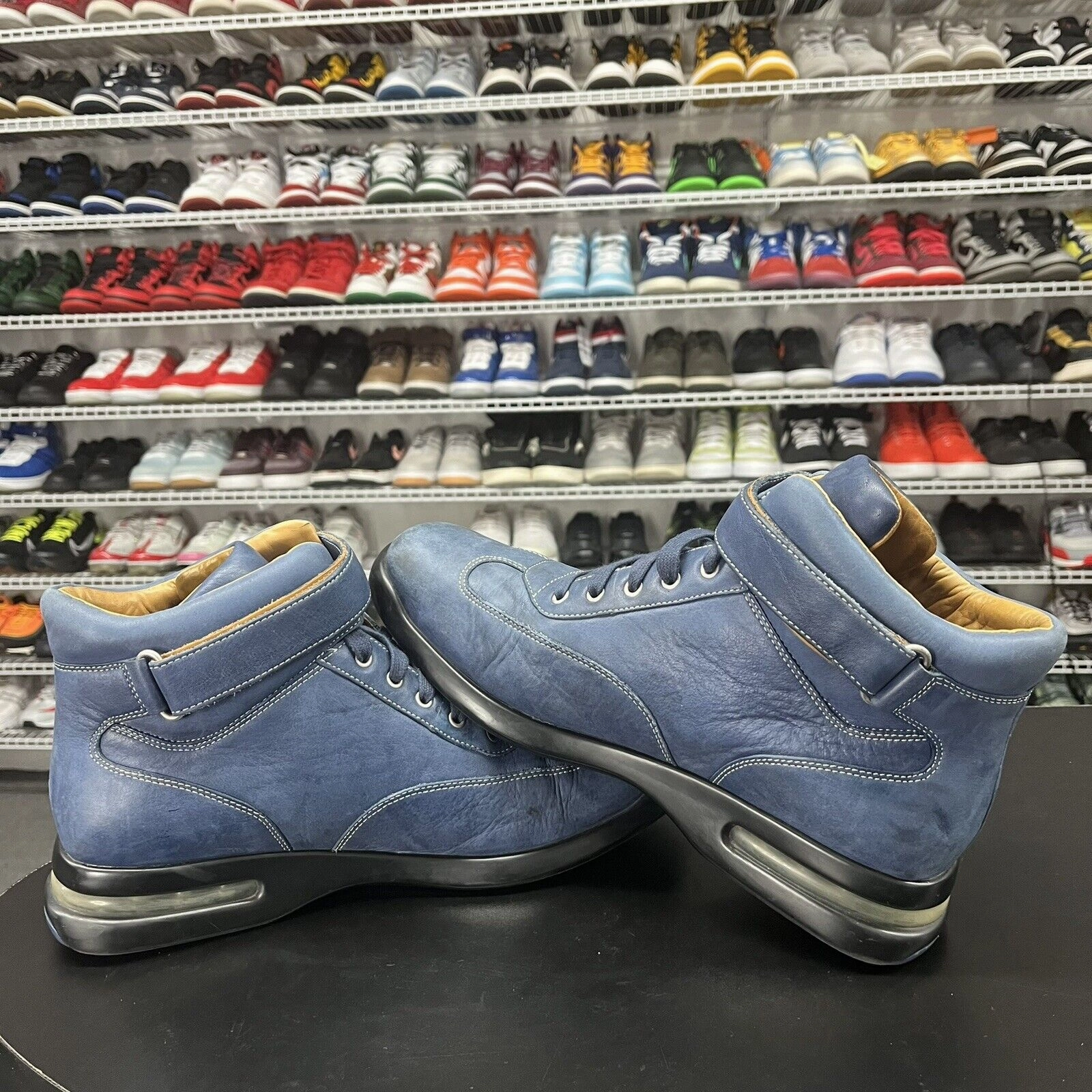 Cole HaanxNike Air Men's Casual Boots Blue 161 C06001 17 Men's Size 10.5 Asics Gel-excite Trail 2 Trail Running Shoes