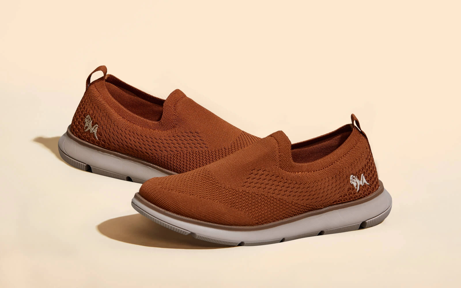 Slides For Guys Dress Slip Ons : Brown
