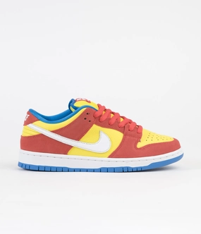 Asics Shoes Gt 2170 Nike SB Dunk Low Pro 'Bart Simpson' Shoes - Habanero Red / White - Blue Hero